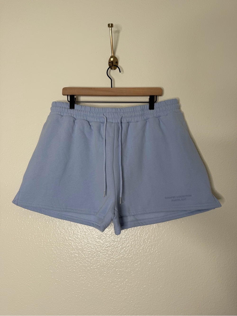 Comfrt Collection Pastel Edit Purple and Blue Athletic Shorts 2x - Picture 8 of 12